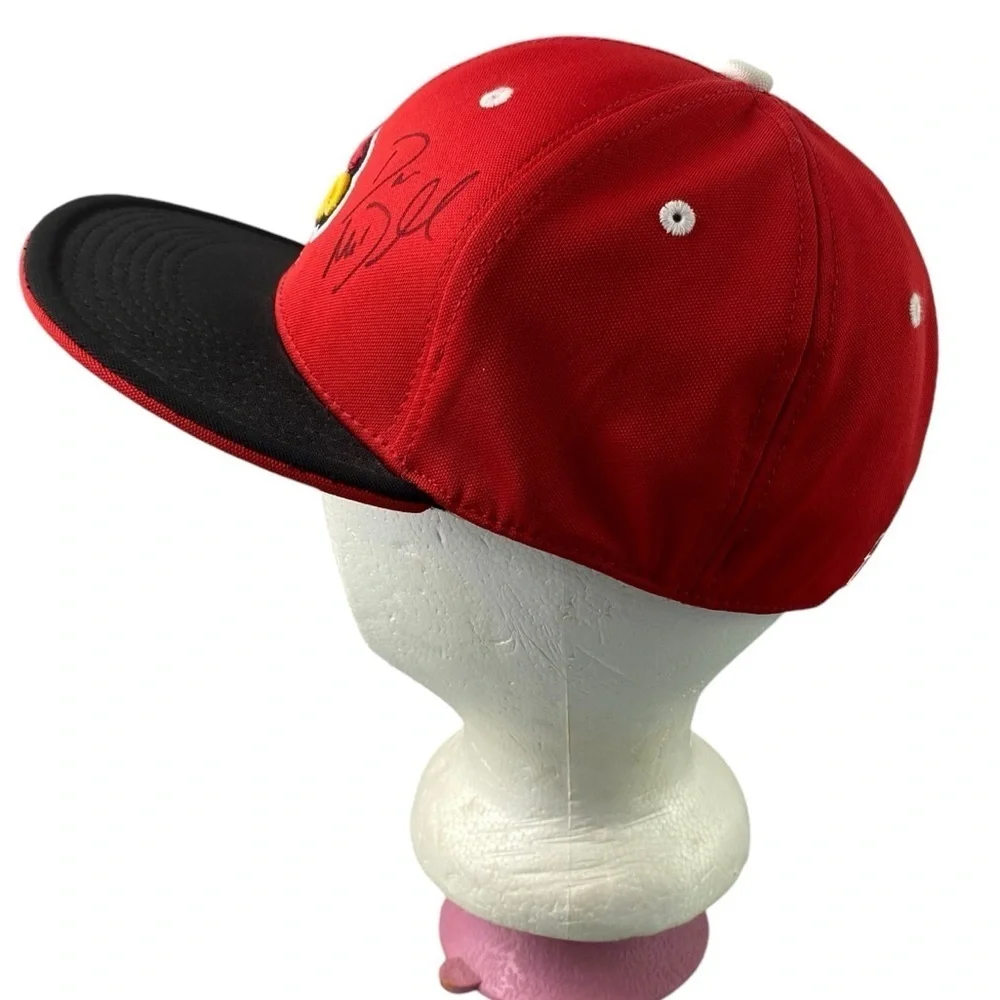 Louisville Cardinals Baseball Hat Signed by Coach Dan McDonnell